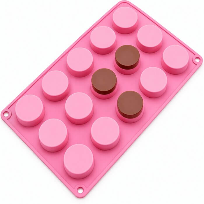 Round Shape Soap Silicon Moulds